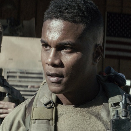 Cory Hardrict  in American sniper movie as Dandidge.