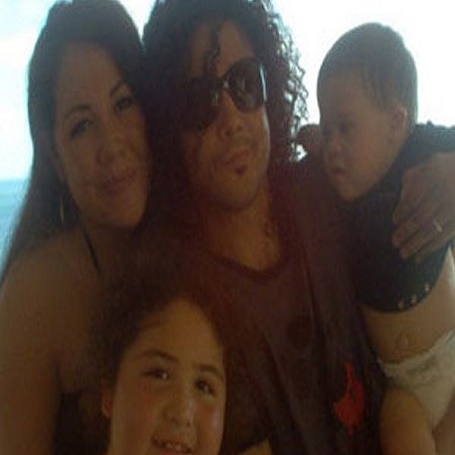Venessa Villanueva and her family.