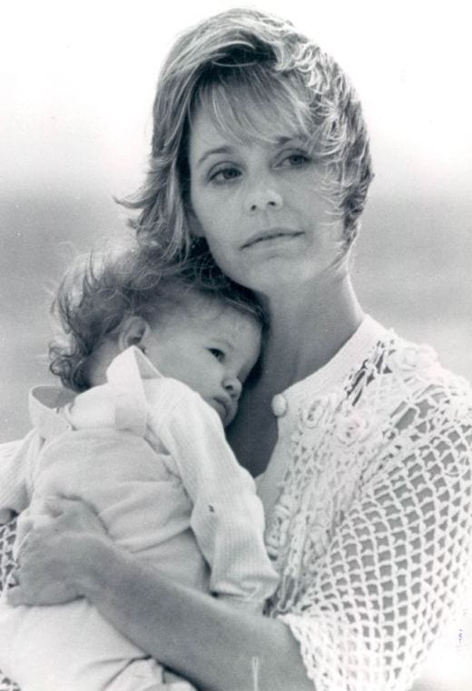 Sara Dey Hirshan as a baby with mother, Susan Day