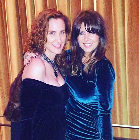  Judith Hoag at a event with her friend.