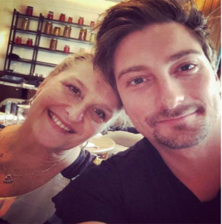 Daniel Lissing with his mother Inge Christopher