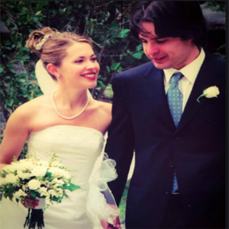 Pascale Hutton with her husband Danny Dorosh