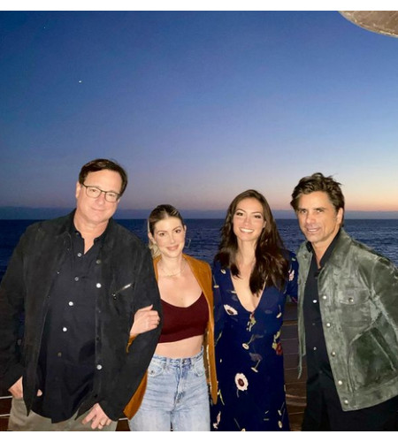 Bob Saget with his family