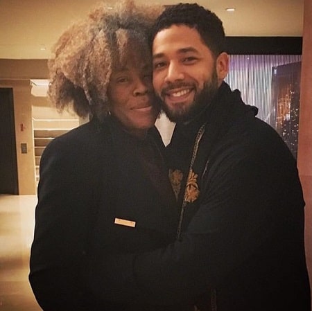 Janet with her son Jussie