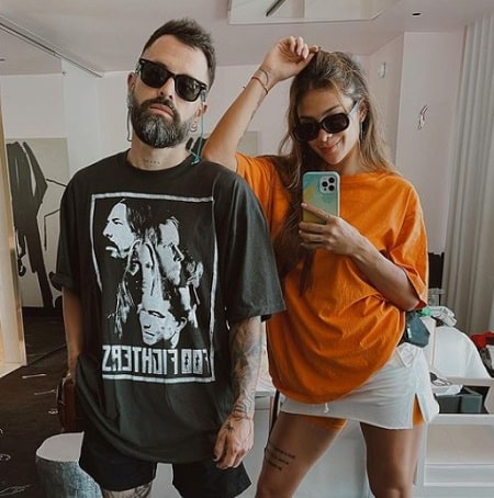 Greeicy and her partner, Mike Bahia