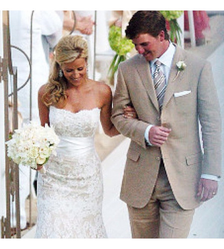 Abby McGrew and Eli Manning tied the knot in 2008